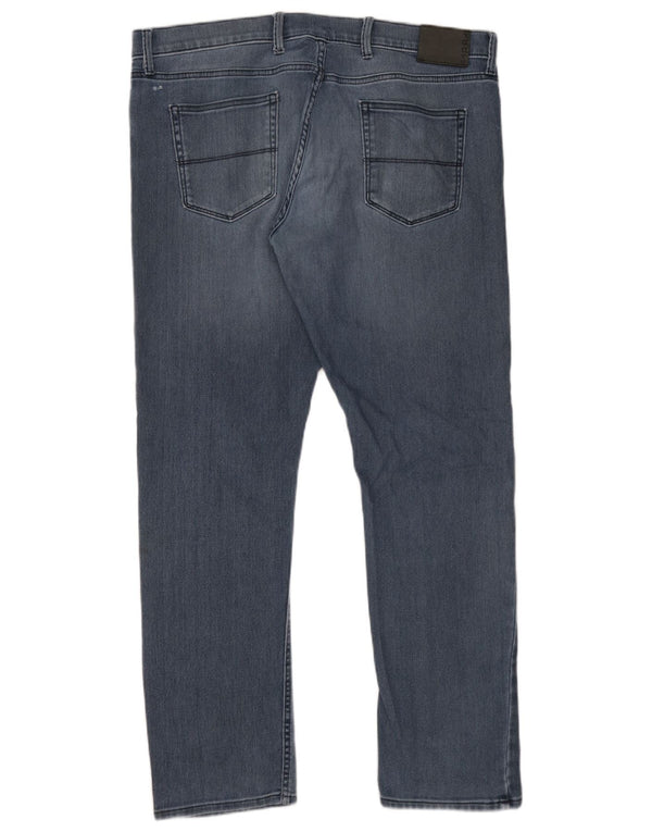 Blugi slim pentru bărbați Marks & Spencer W38 L31 Bumbac albastru