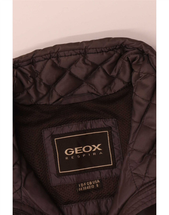 Jachetă matlasată supradimensionată pentru femei Geox Respira UK 10 Small Brown Poliamidă