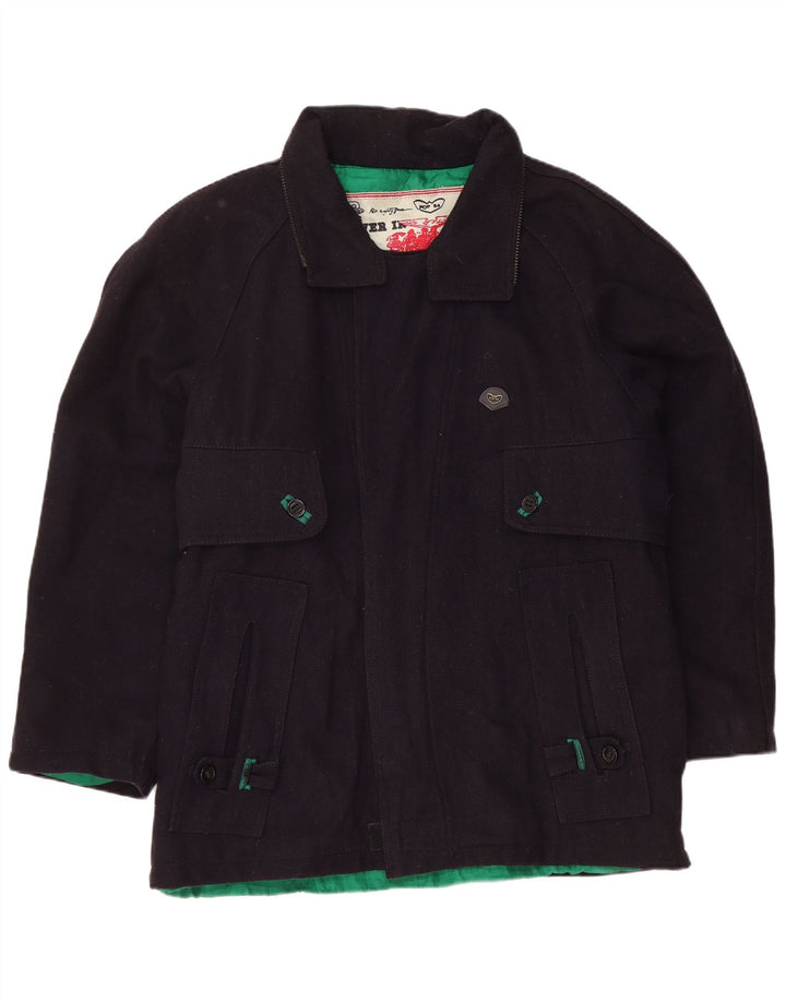 Jachetă vintage pentru bărbați, UK 40, mare, bleumarin