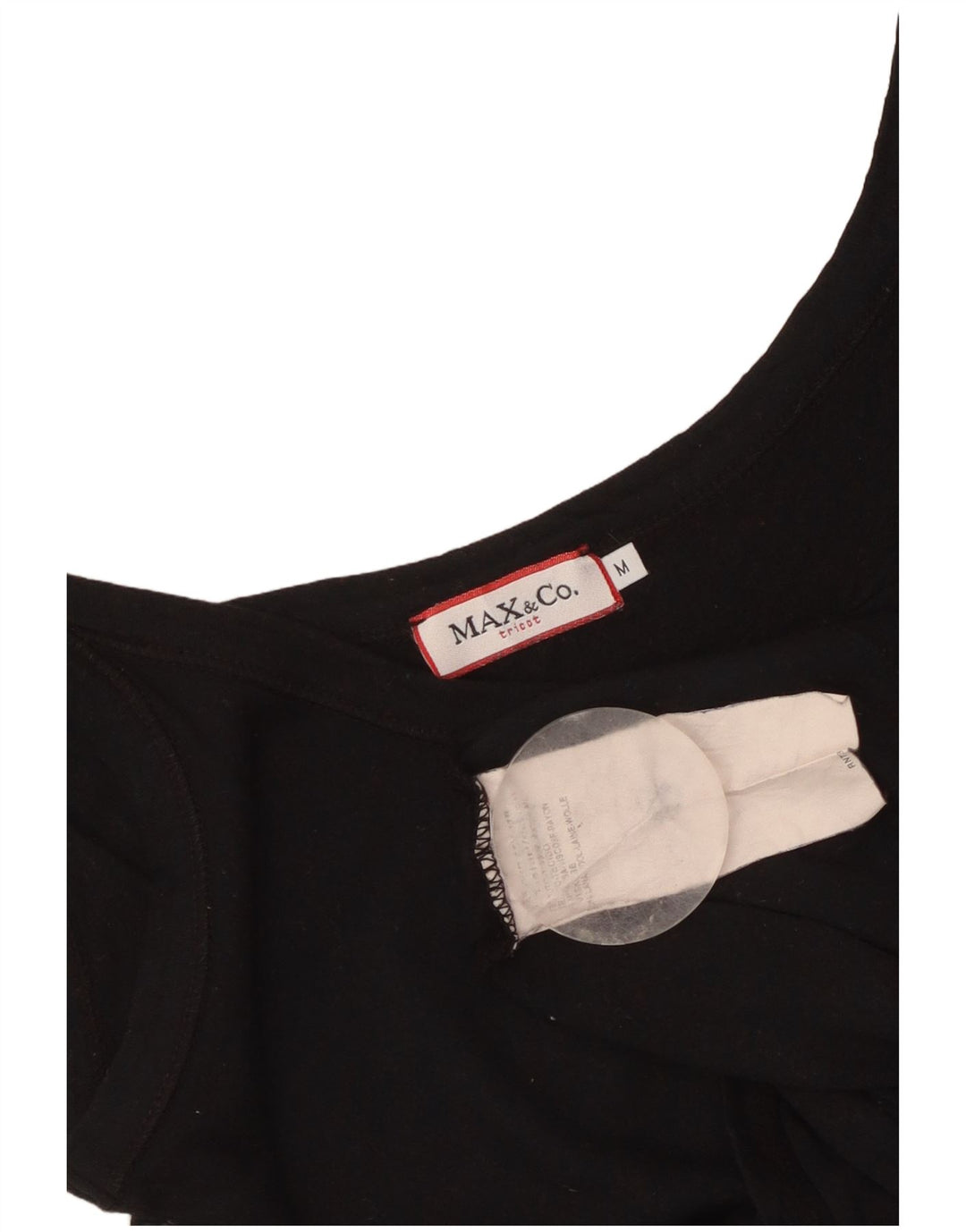 Max & Co. Cami Top pentru femei UK 12 Medium Black Viscose