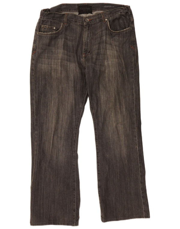 CALVIN KLEIN Jeans Bootcut pentru bărbați W36 L30 bumbac negru