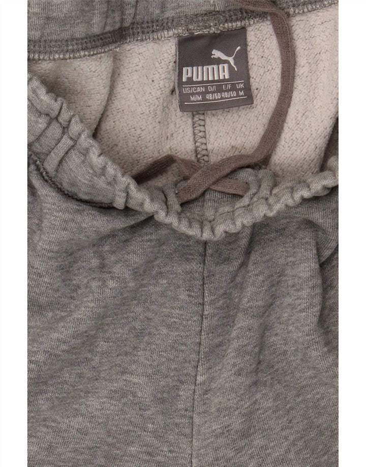 Pantaloni de trening cu grafică Puma pentru bărbați Joggeri, gri mediu