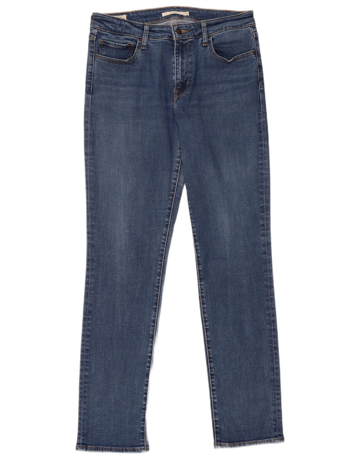 Blugi Levi's 712 Slim pentru femei W31 L32 Bumbac albastru
