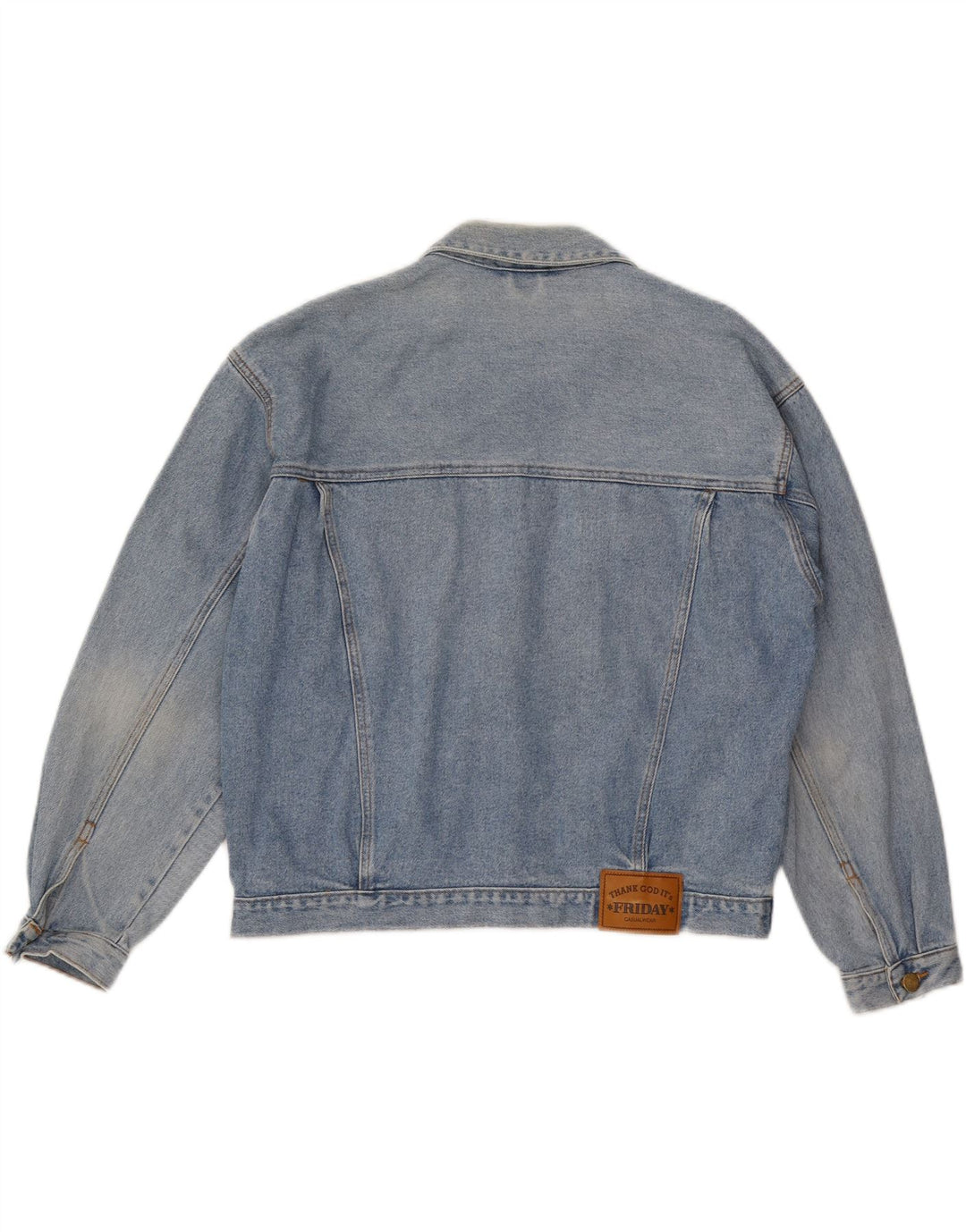 Jachetă de denim crop pentru bărbați VINTAGE IT 48 Medium Blue