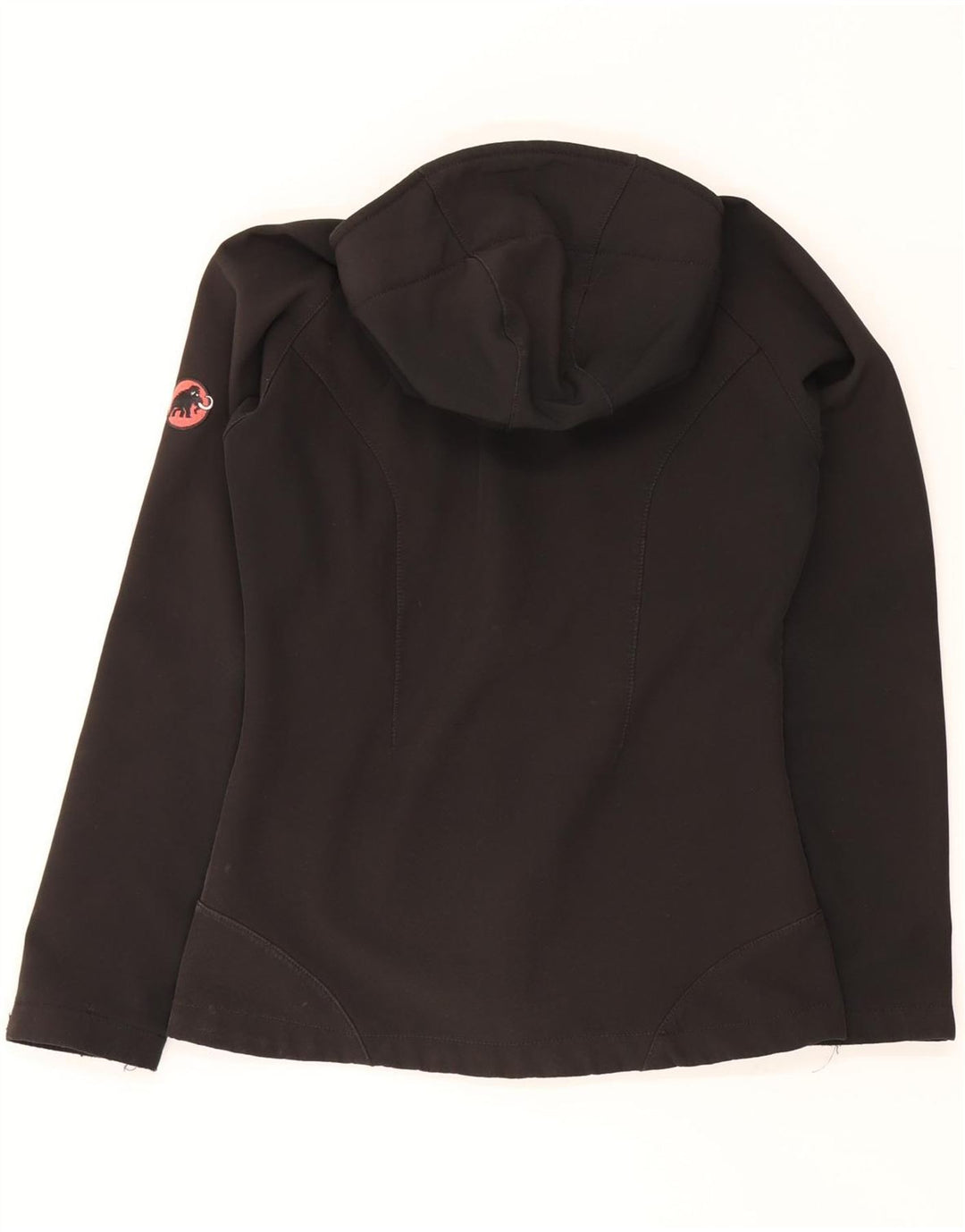 MAMMUT Womens Hooded Windbreaker Jacket UK 10 Small Black Polyester Vintage Mammut and Second-Hand Mammut from Messina Hembry 