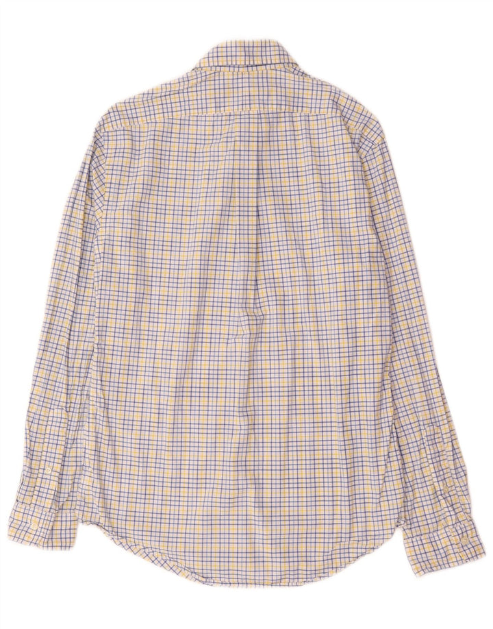 Cămașă pentru bărbați Ralph Lauren Slim Fit, bumbac alb mediu cu carouri
