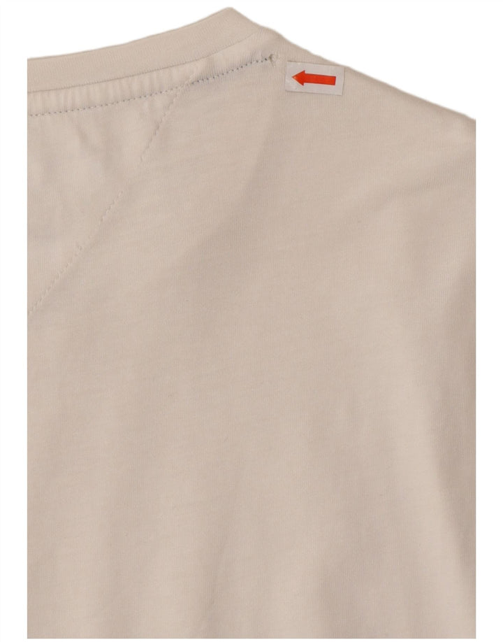 TOMMY HILFIGER Tricou grafic pentru bărbați Top mic Bumbac alb