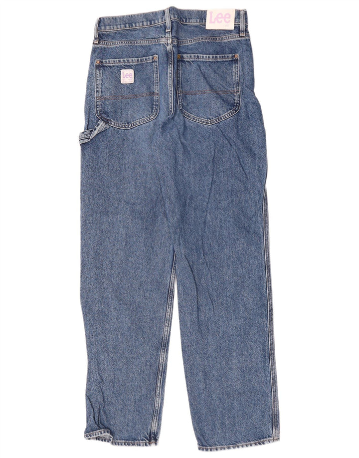 Blugi drepti pentru femei LEE US 4 Small W30 L31 Blue Bumbac