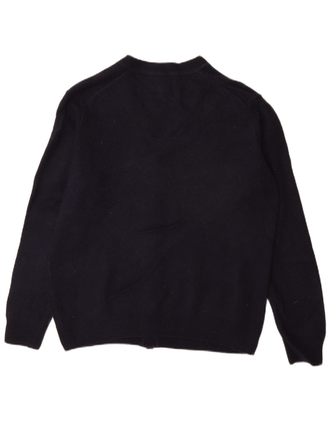 Pulover cardigan pentru bărbați Marks & Spencer, lână de miel bleumarin mediu