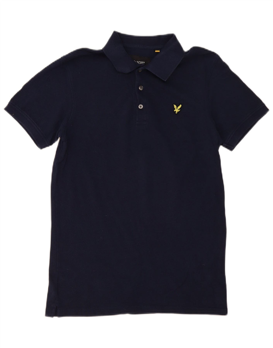 Tricou polo pentru bărbați Lyle & Scott, bumbac bleumarin mic