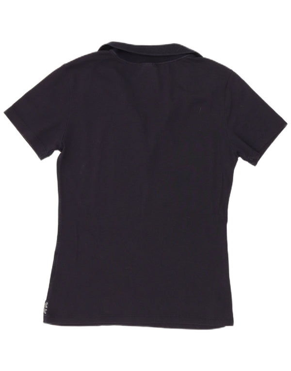 Tricou polo North Sails pentru femei UK 14 mediu din bumbac bleumarin