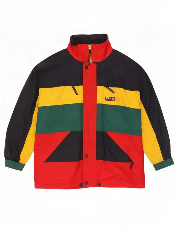 Jachetă de schi cu glugă pentru bărbați albastru Oxford UK 42 XL, multicoloră