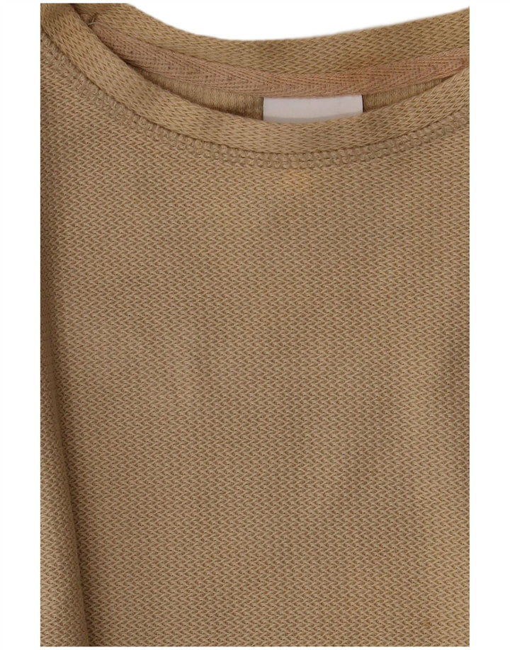 Tricou pentru bărbați Zara Top Mediu Kaki Bumbac