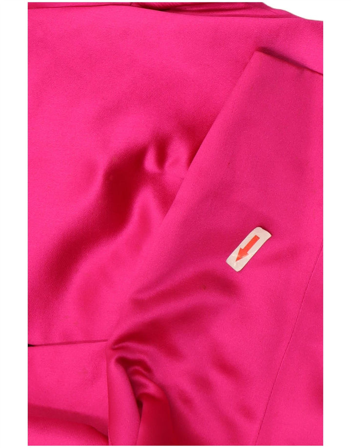 Blazer Vintage pentru femei cu 1 nasture, UK 10, roz mic