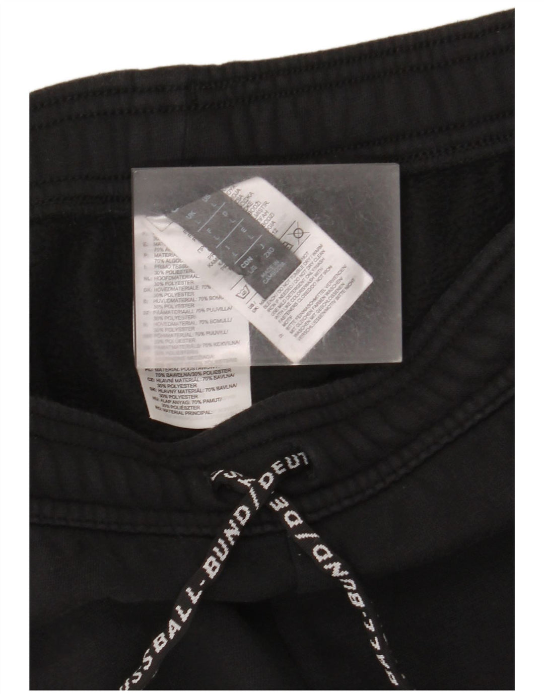 Pantaloni de trening Adidas pentru bărbați, mari, negru, bumbac