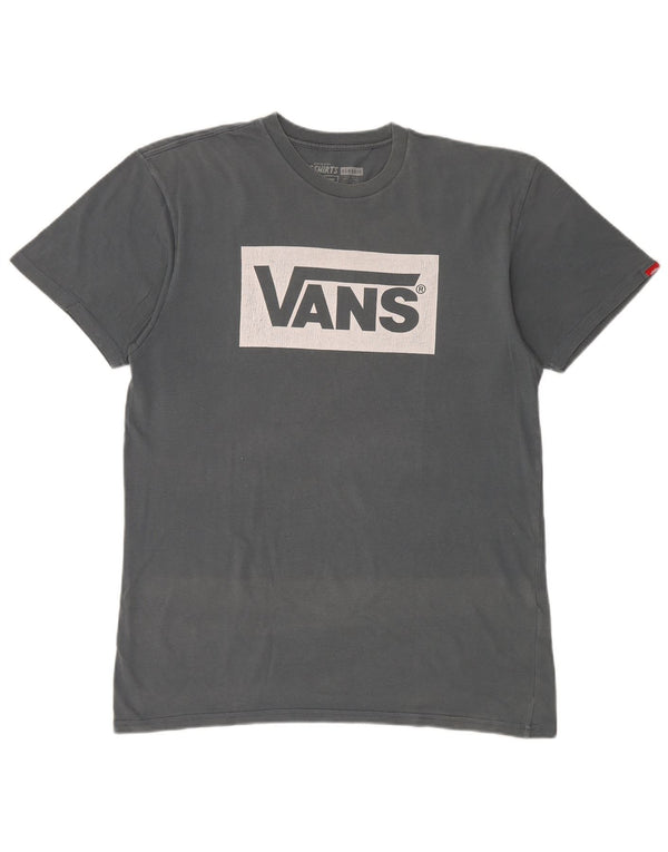 Tricou grafic clasic Vans pentru bărbați Top mare gri