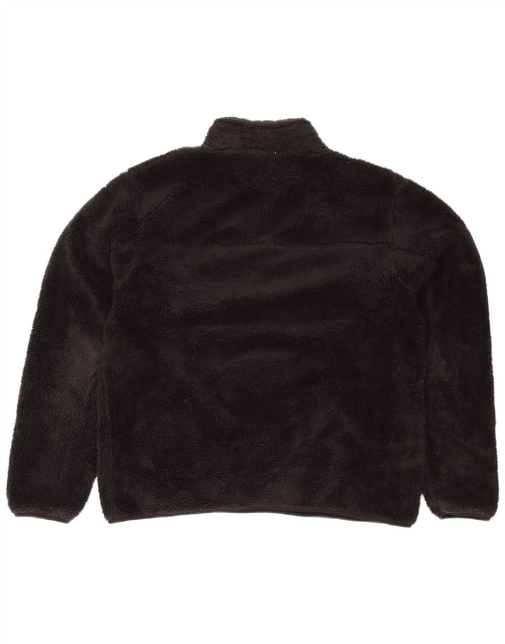 Jumper pentru bărbați Mountain Warehouse, din lână, cu fermoar, XL, poliester negru