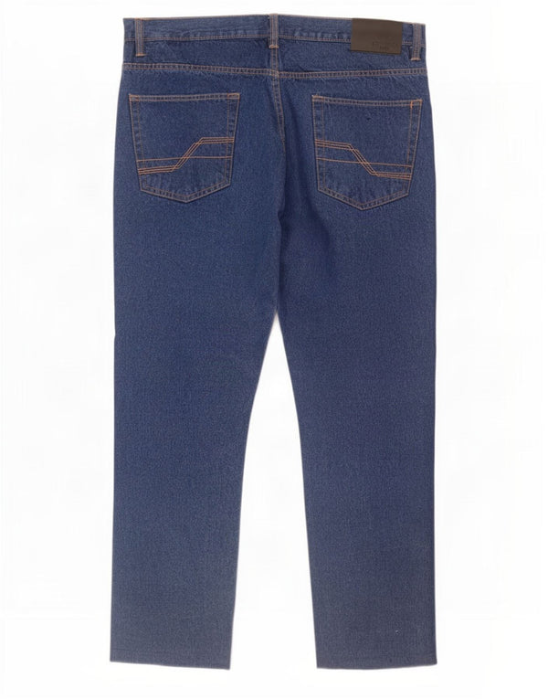 Jeans drepte pentru bărbați Pierre Cardin, cu ajustare normală, L38 L30, bumbac albastru
