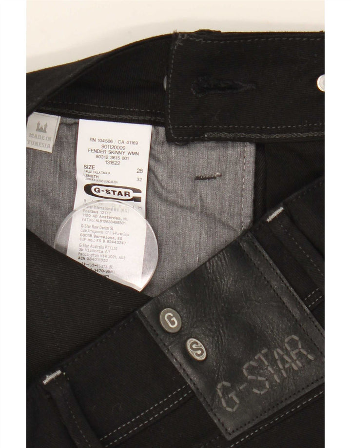 Blugi skinny 3301 pentru femei G-Star W28 L29 Poliester negru