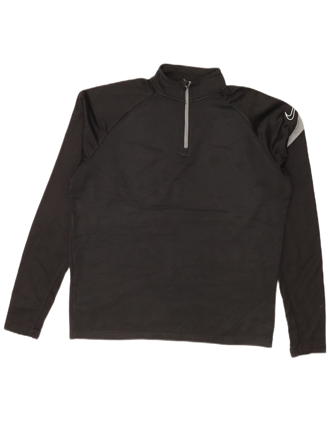 Hanorac pentru bărbați Nike Dri Fit Graphic Pulover mediu negru Colorblock