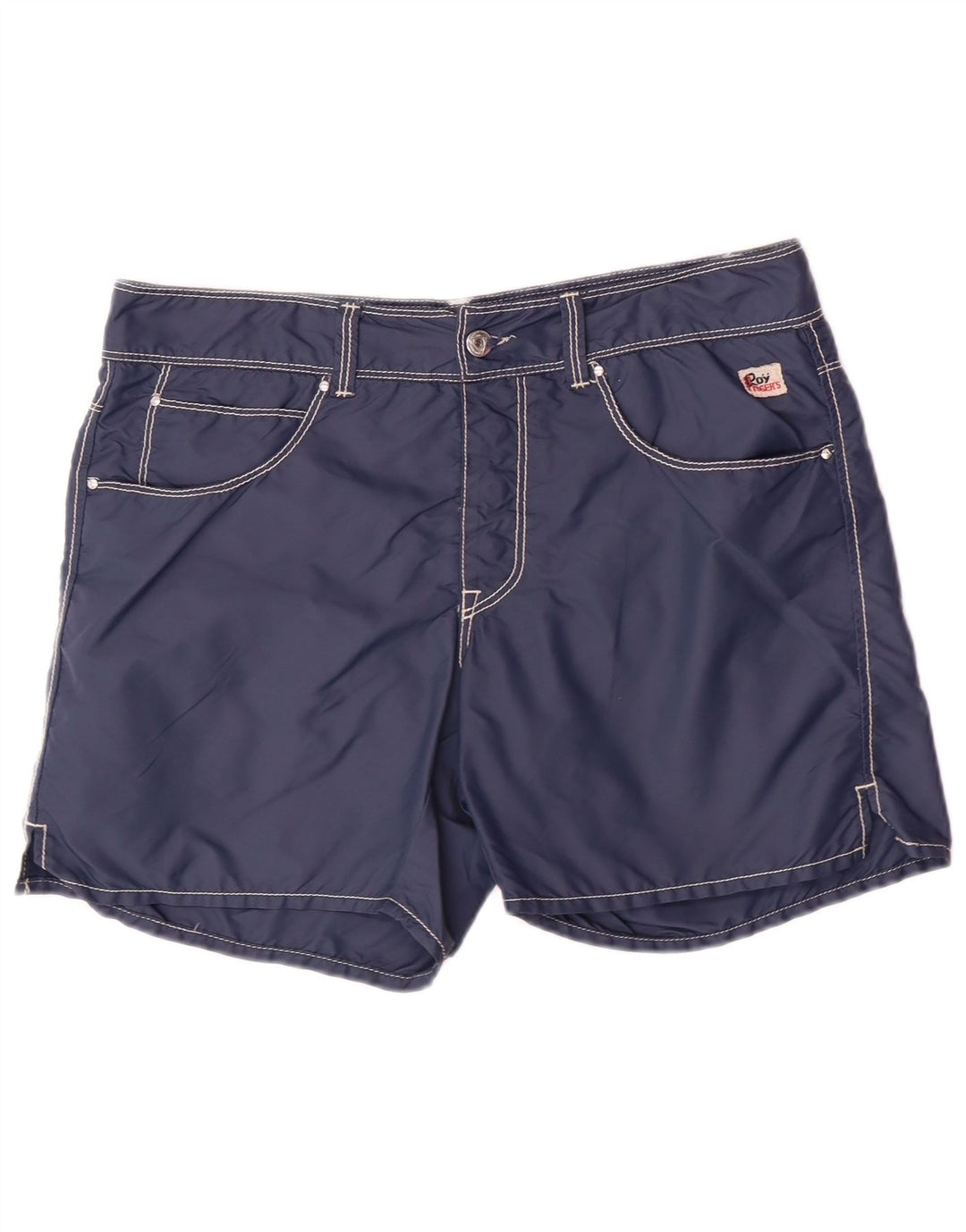 Pantaloni scurți casual pentru bărbați ROY ROGERS IT 48 Medium W34 Poliamidă bleumarin