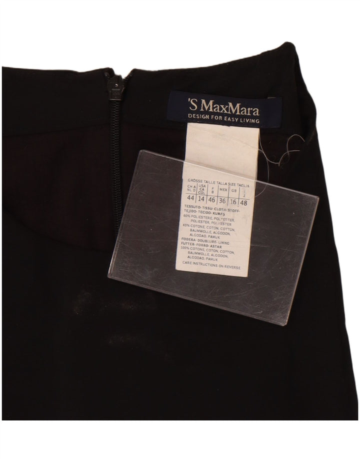 Max Mara Rochie fără mâneci pentru femei UK 16, mare, albă, color block