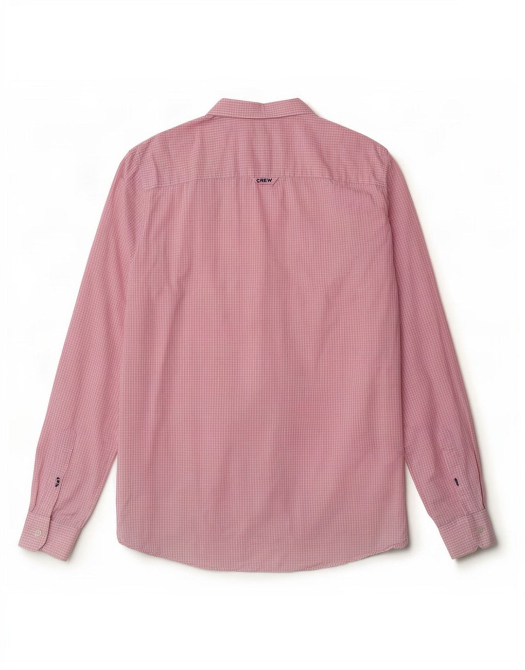 Crew Clothing Cămașă clasică pentru bărbați, bumbac vichy, roz mediu