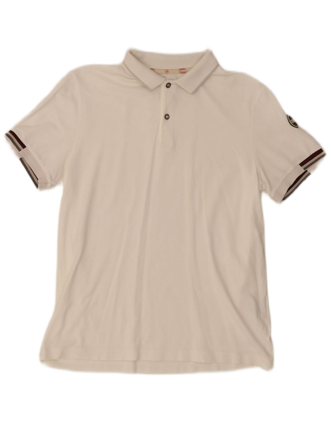 Tricou polo Colmar pentru bărbați, alb mediu
