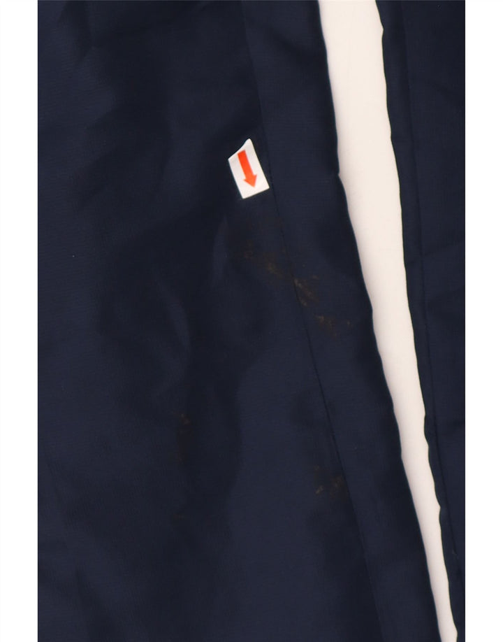 ASICS Mens Tracksuit Trousers Large  Navy Blue Polyester Vintage Asics and Second-Hand Asics from Messina Hembry 