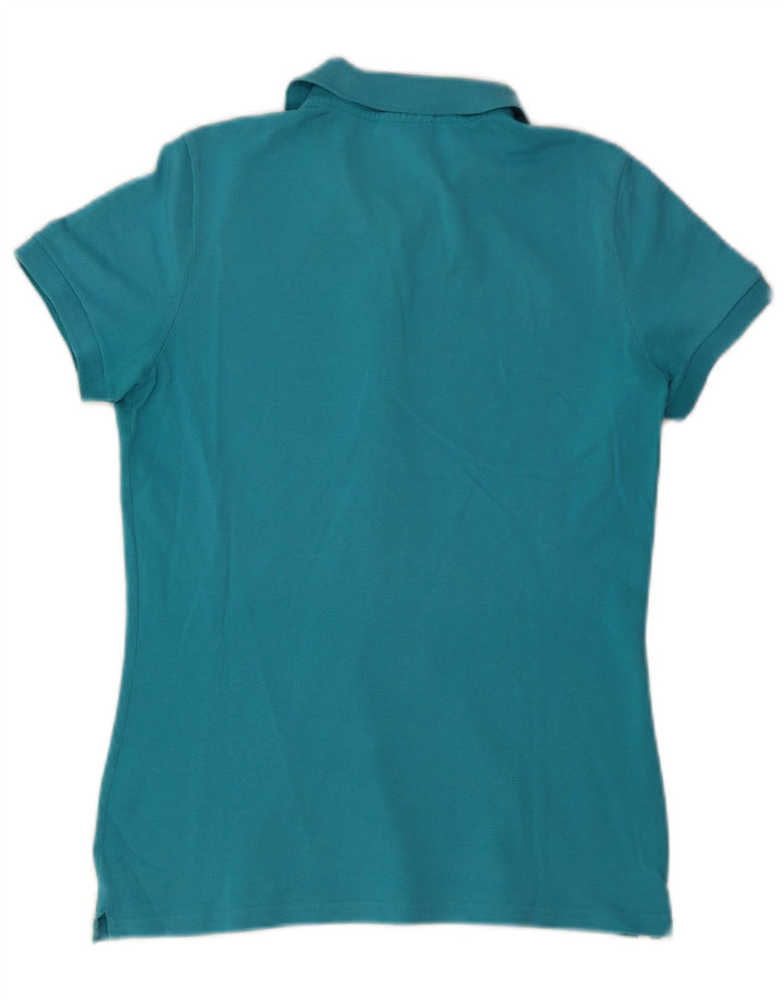 Tricou polo Lacoste pentru femei Mărimea 44 Bumbac albastru mare
