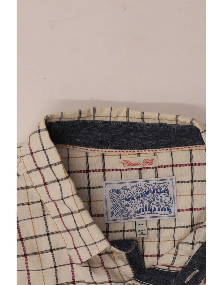 Cămașă clasică pentru bărbați Joules, 2XL, alb cadă