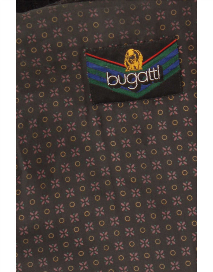 Palton pentru bărbați Bugatti IT 51 Lână mare neagră