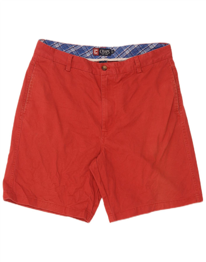 Pantaloni scurți chino pentru bărbați Chaps W34, bumbac roșu mare