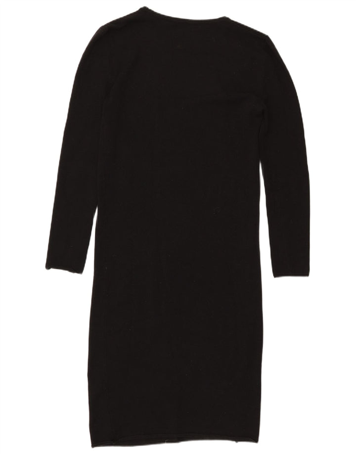 Rochie cu mânecă lungă pentru femei Zara UK 12 Medium Black