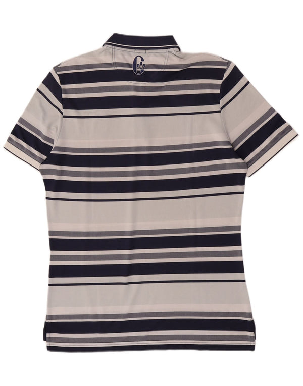 Tricou polo pentru bărbați Conte of Florence, XL, poliester cu dungi bleumarin