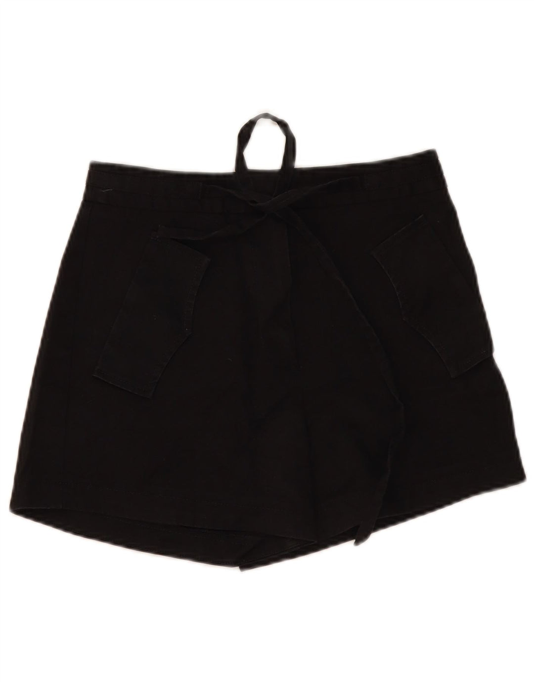 Pantaloni scurti casual vintage pentru femei W30 bumbac mediu negru