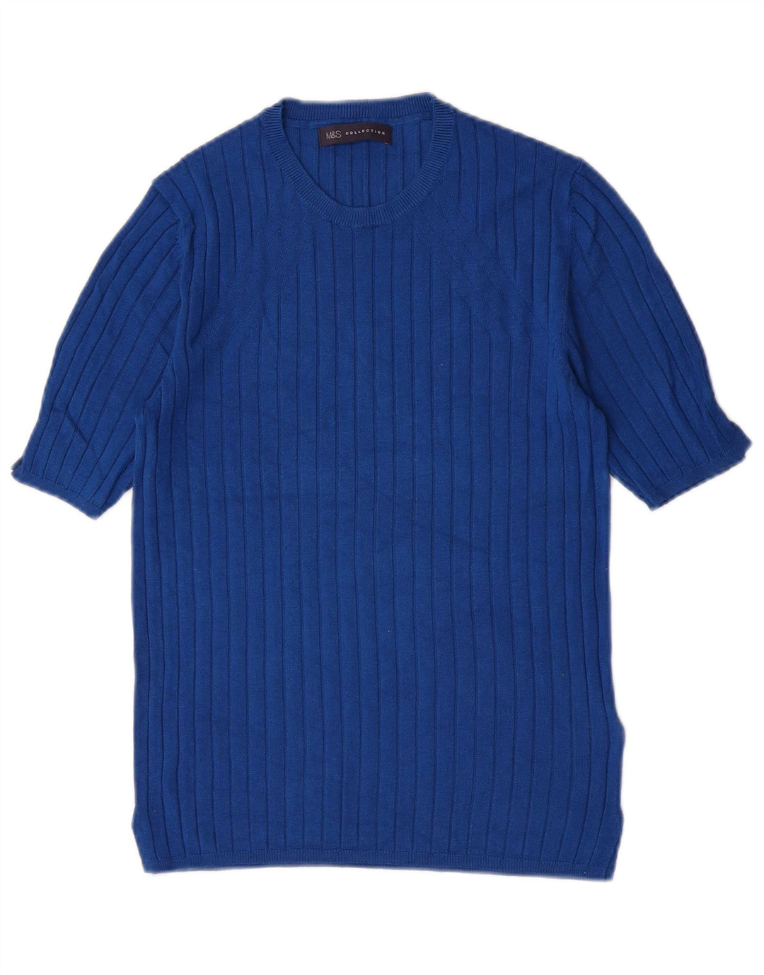 Pulover pentru femei Marks & Spencer cu decolteu triplu UK 12 Medium Blue