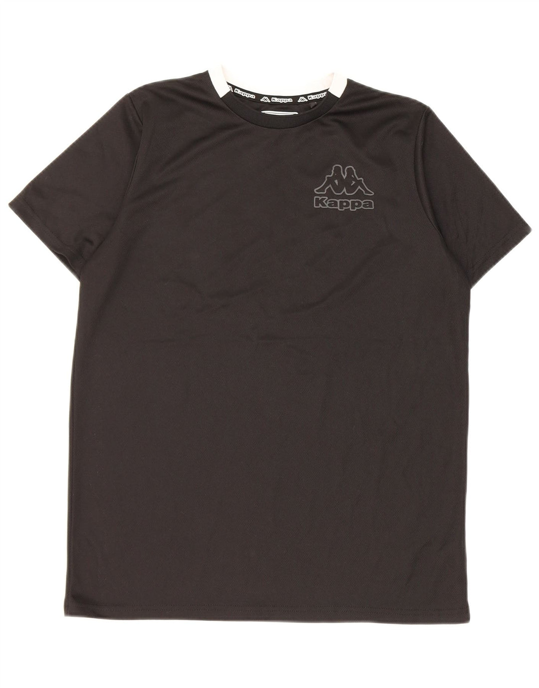 Tricou Băieți Kappa Top 14-15 Ani Negru Poliester Colorblock