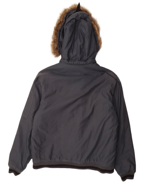 Jachetă bomber cu glugă pentru bărbați O'Neill UK 40 Poliester mare, albastru bleumarin