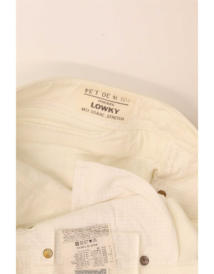Blugi Diesel Lowky Slim pentru femei W30 L34 bumbac alb