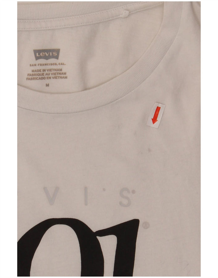 Tricou grafic LEVI'S pentru femei Top UK 14 Medium White
