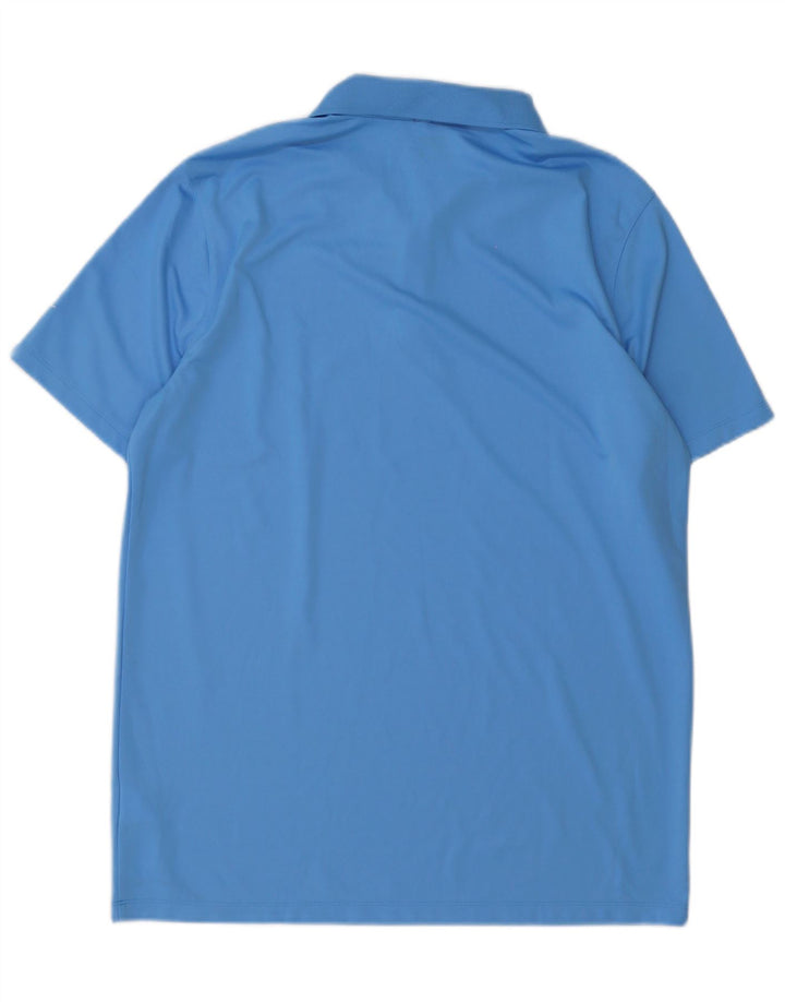 Tricou polo standard Dri Fit Nike pentru bărbați, mare, albastru, poliester