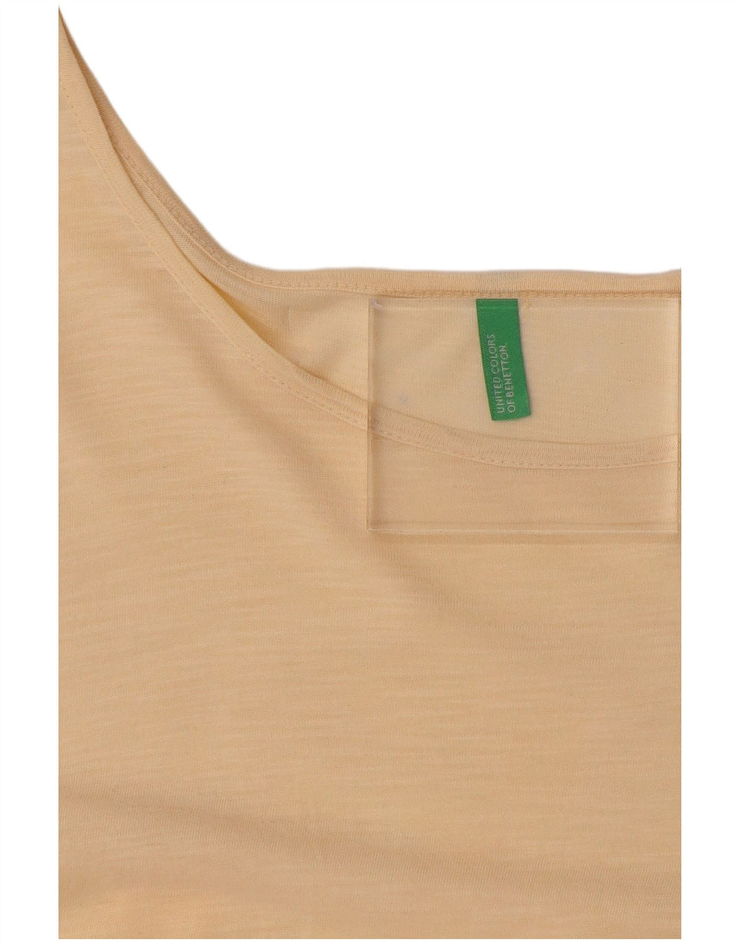 BENETTON Tricou pentru femei Top UK 16 Large Beige