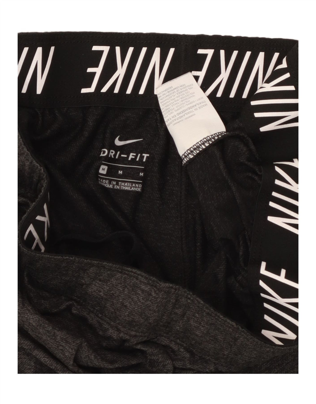 Pantaloni scurți sport Nike Dri Fit pentru femei UK 14 Medium Gri Poliester