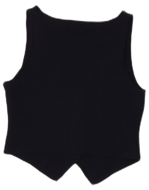Vestă din tricot de damă Zara UK 10 Mic Bleumarin