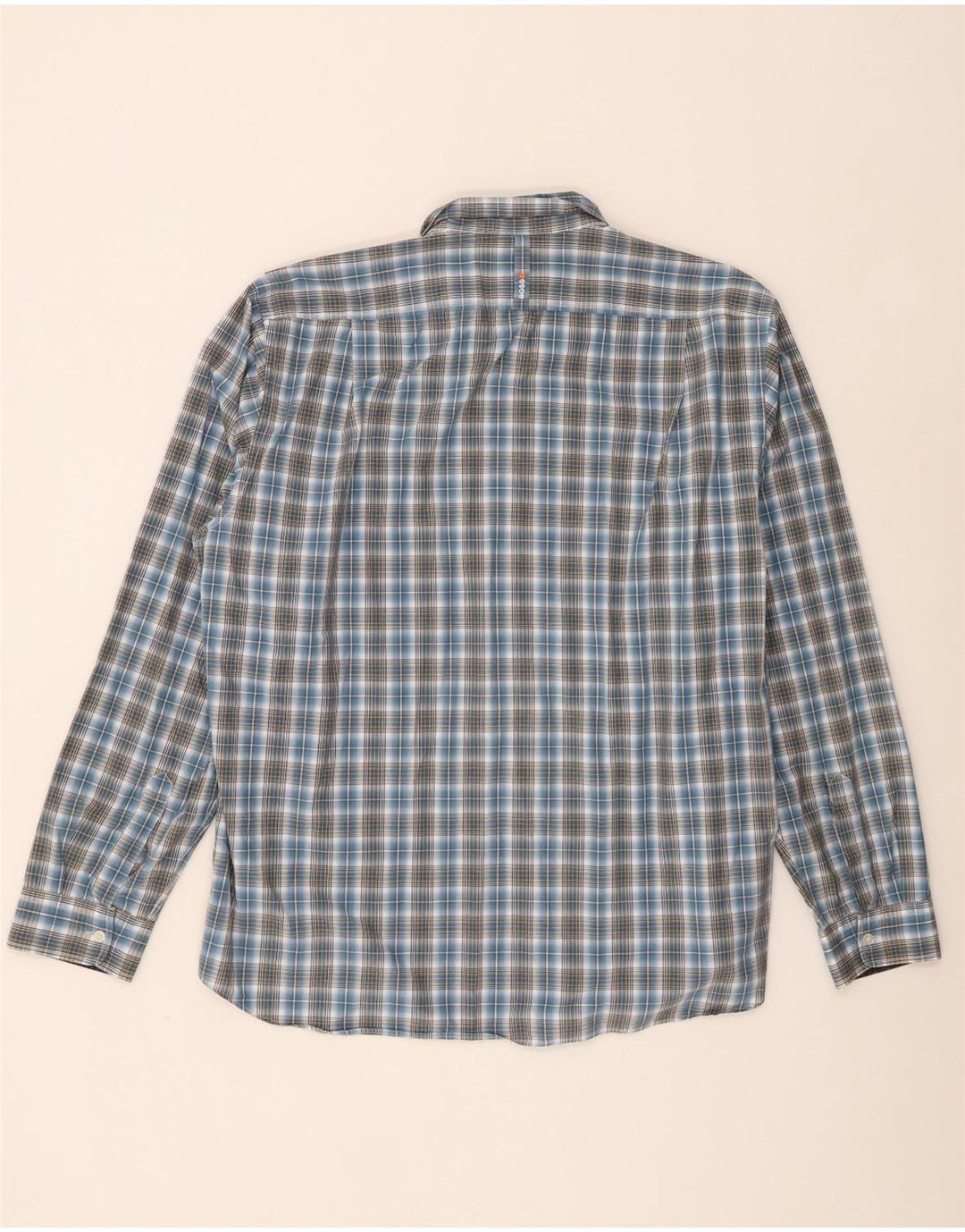 Cămașă pentru bărbați Hugo Boss 2XL, bumbac cu carouri albastre
