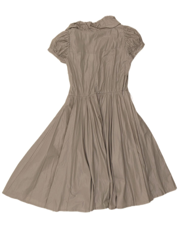Rochie A-Line pentru femei Zara UK 12 Medium Gri Poliester