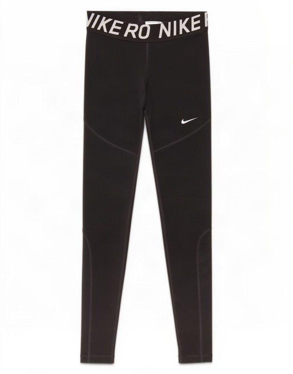 Leggings Nike Dri Fit Graphic pentru femei UK 8 Small Negru Poliester