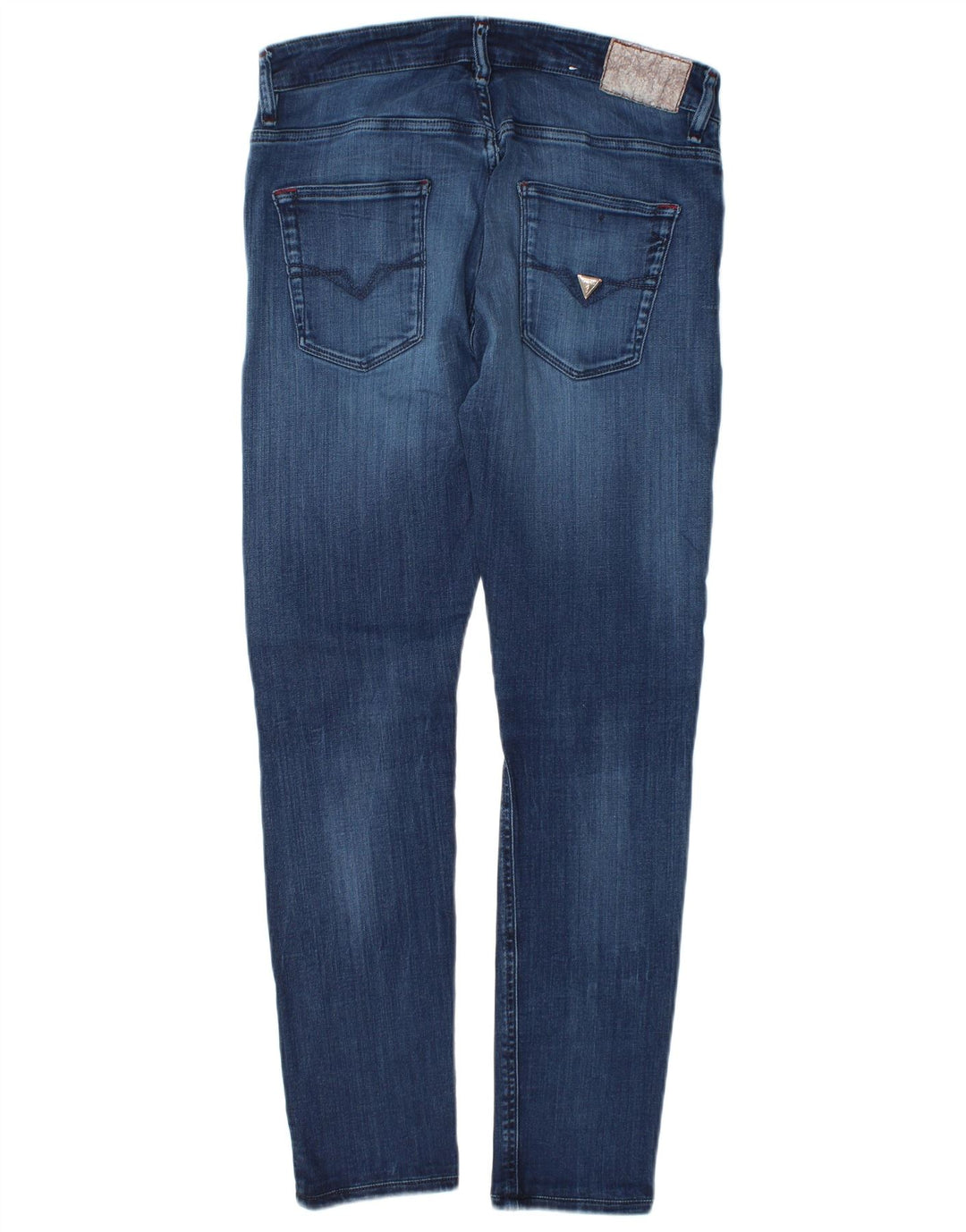 Blugi slim pentru bărbați Guess W32 L30 Blue Lyocell