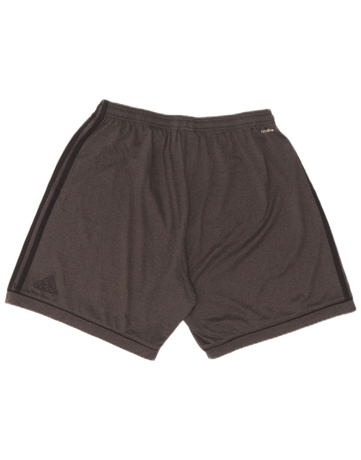 Pantaloni scurți sport Adidas Climalite pentru bărbați, mari, gri, poliester